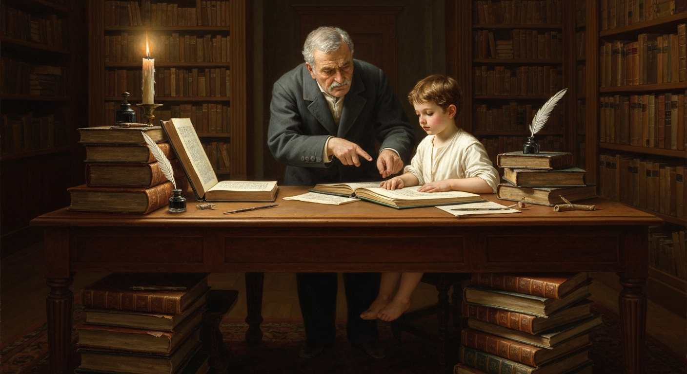 ## 아버지는 아들을 '완벽한 인간'으로 조립하기로 결심했다