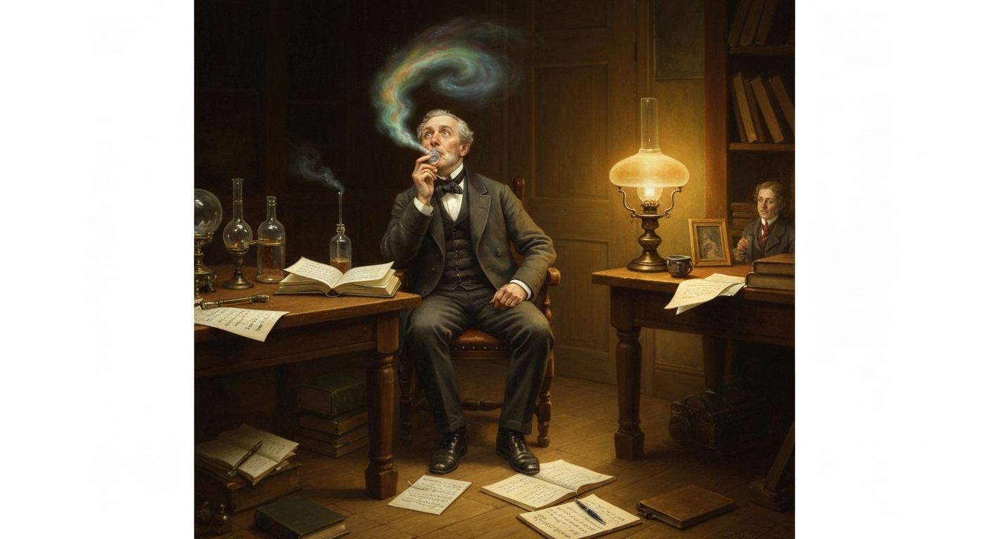 웃음 가스를 마시고 우주의 비밀을 봤다고 확신한 하버드 교수