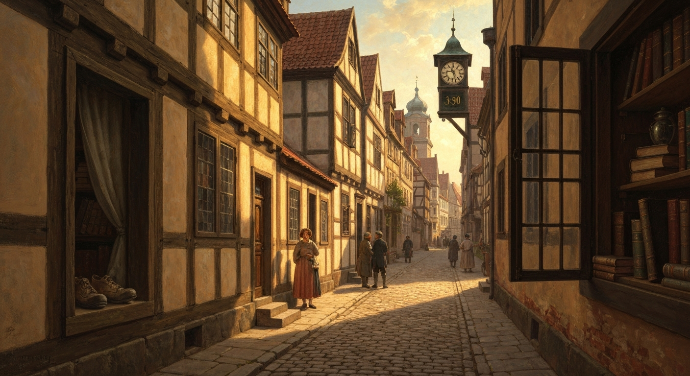 ## 이웃이 그의 산책으로 시계를 맞춘 날, 딱 한 번 그가 나타나지 않았다