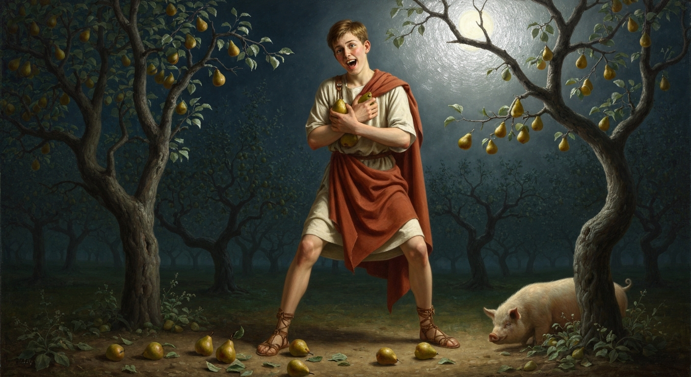 배 한 알 훔친 죄를 30년 동안 고백한 남자가 있다