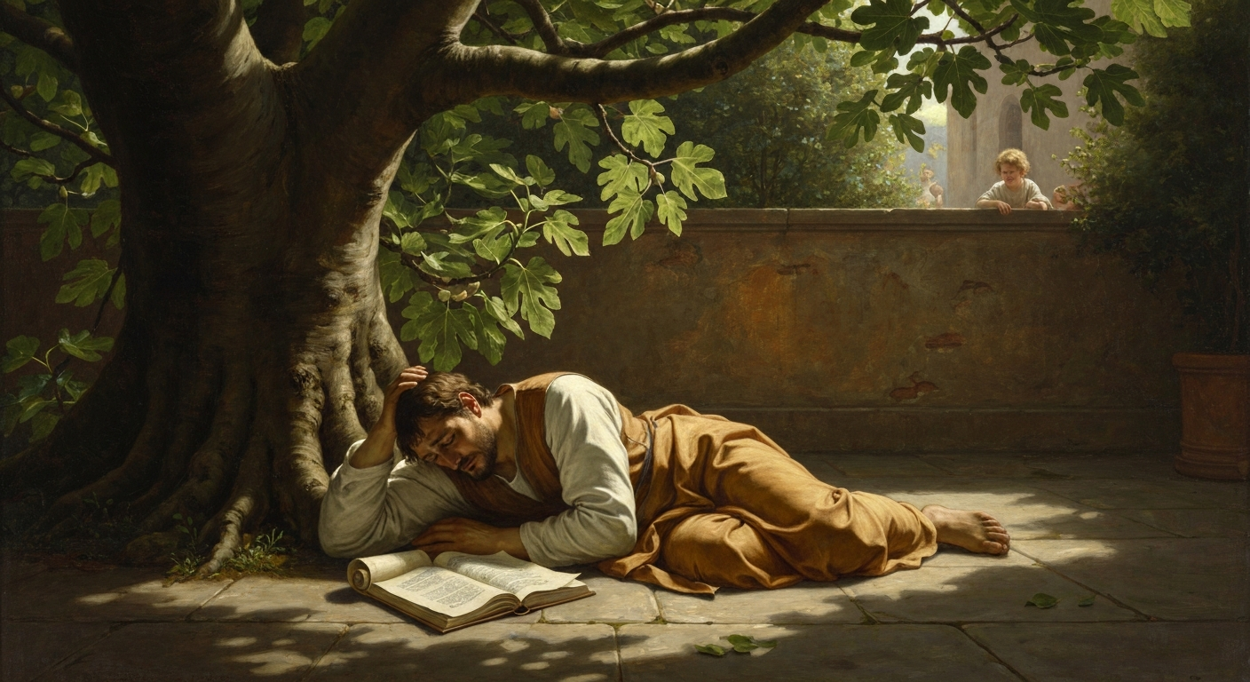 무화과나무 아래에서 울던 33세 교수가 서양 문명의 방향을 틀었다