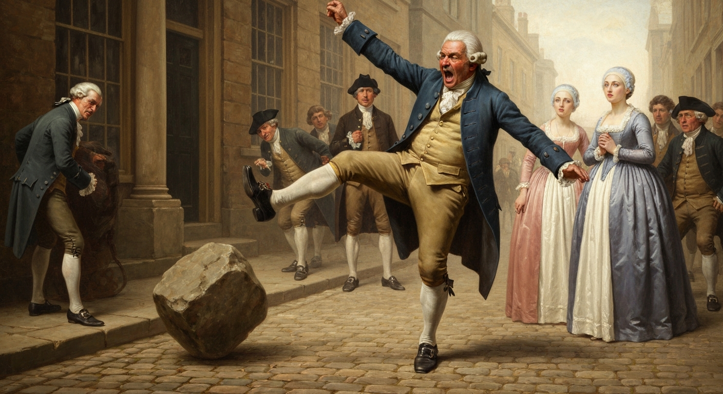 ## 돌멩이 하나가 300년간 철학을 조롱했다