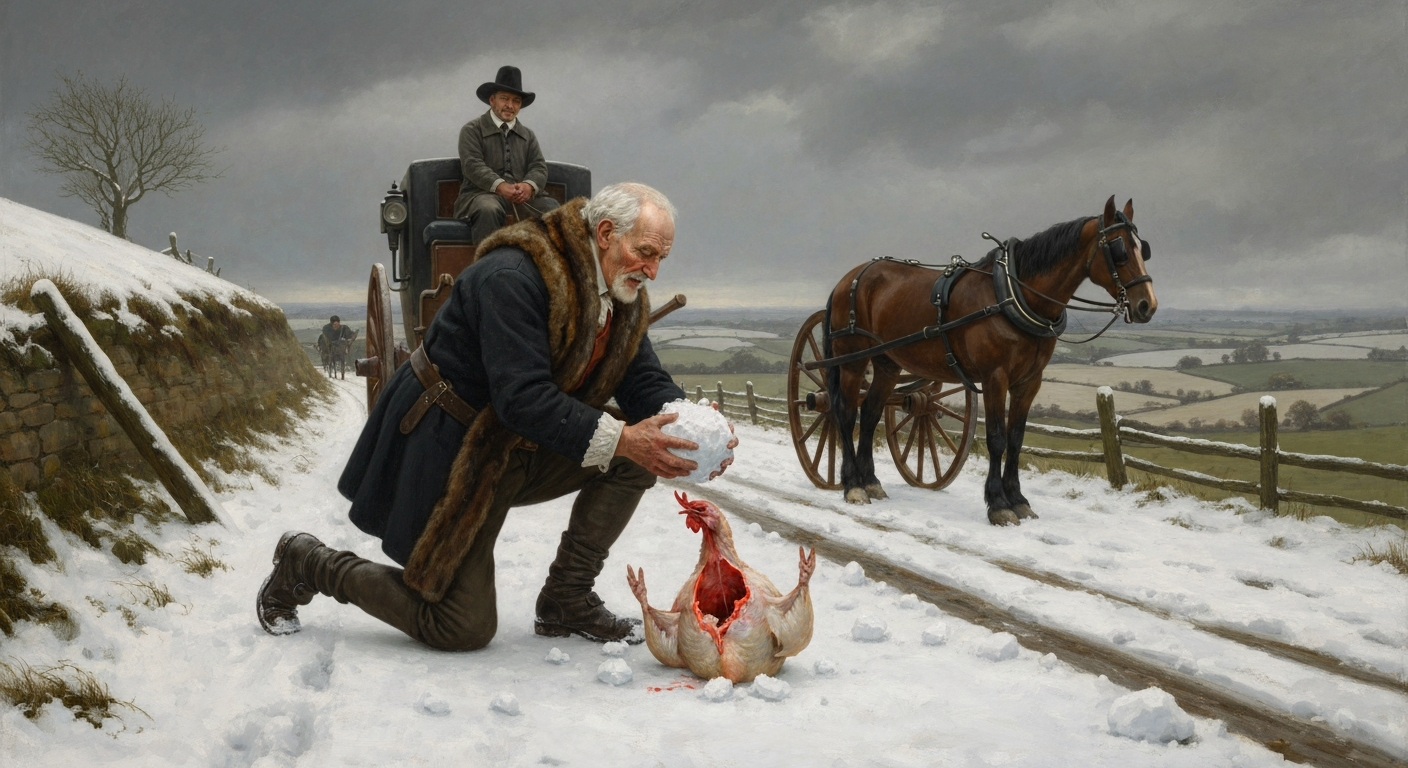 65세 대법관 출신이 눈밭에서 닭의 배를 가른 이유