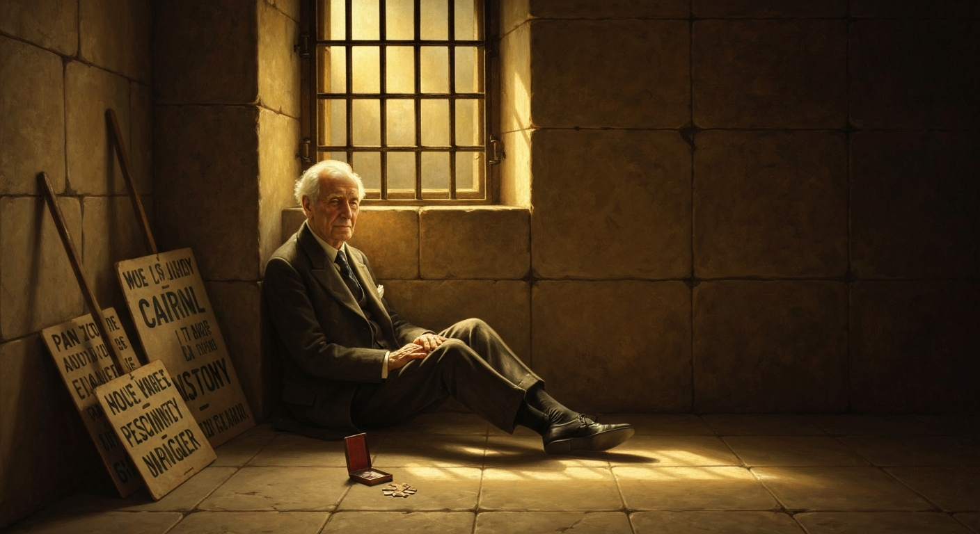 ## 89세에 감옥 바닥에 앉은 철학자에게 세상은 노벨 문학상으로 답했다