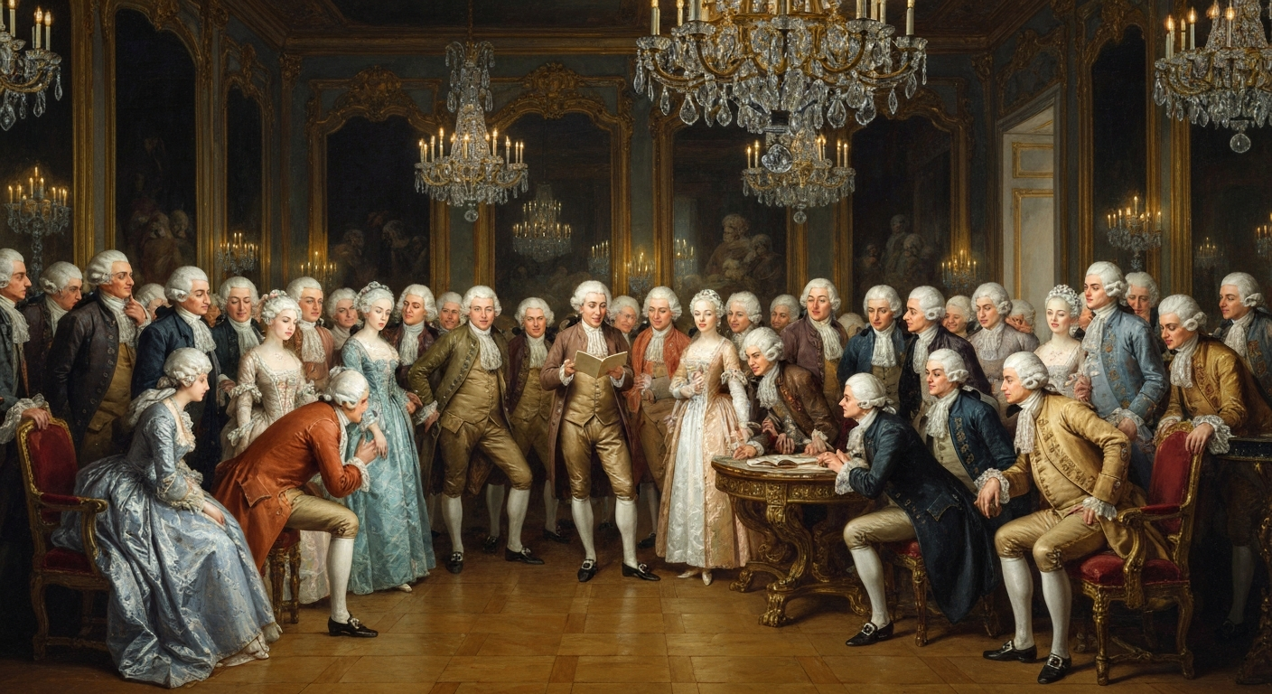 ## 왕과 귀족의 살롱에서 박수받으며 '문명은 타락이다'라고 외쳤다