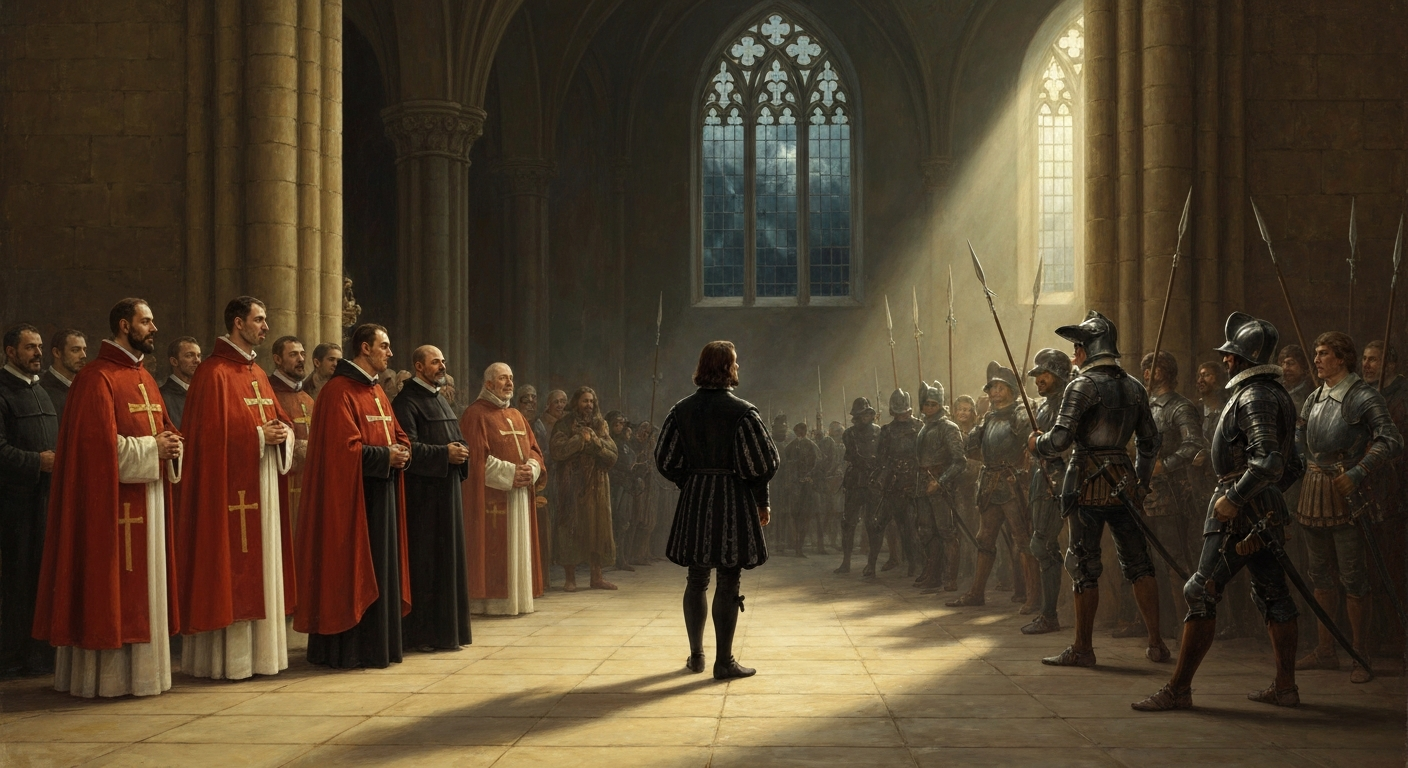 가톨릭과 개신교 양쪽 모두에게 신뢰받은 사람은 결국 양쪽 모두에게 의심받았다