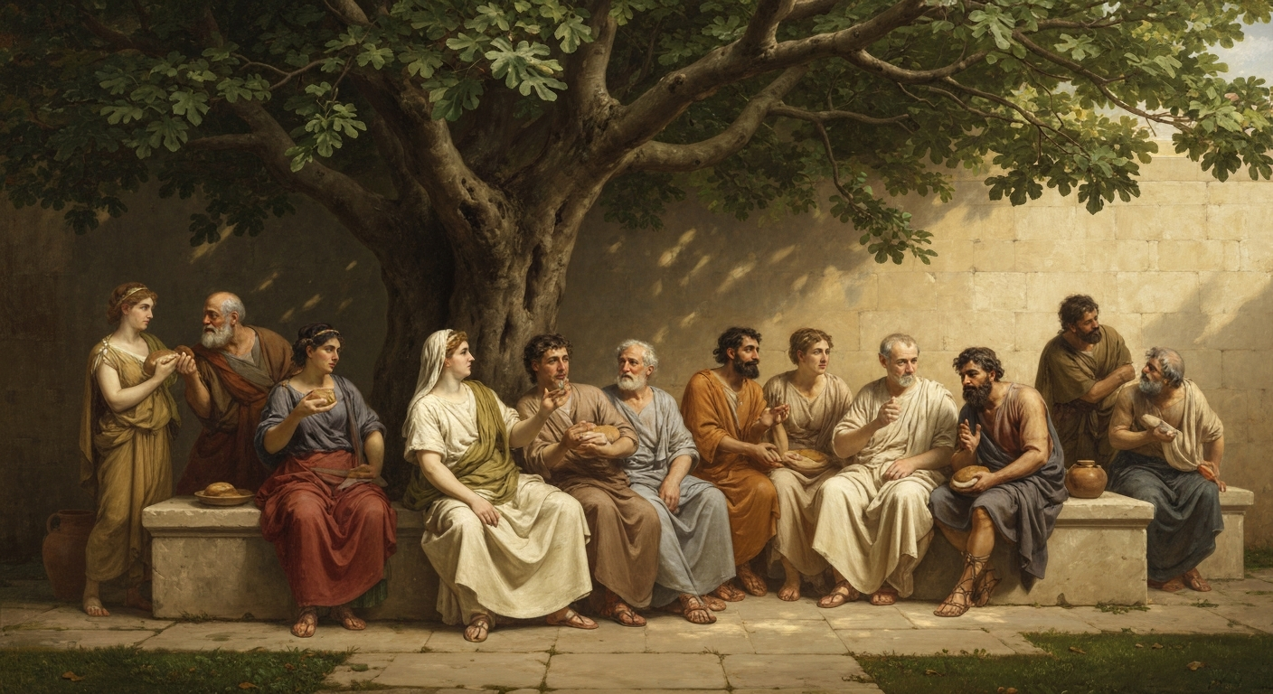 ## 여자와 노예가 함께 앉은 정원, 아테네가 경악한 이유