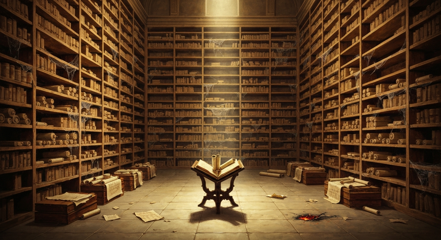 ## 300권을 쓴 철학자의 글이 거의 남지 않은 진짜 이유