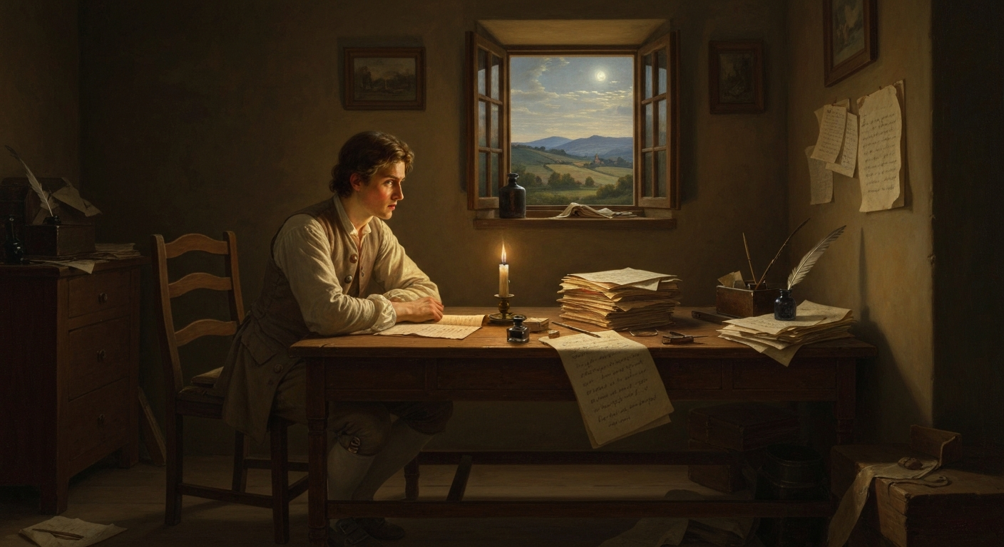 ## 26세 천재가 모든 것을 걸었지만 세상은 한 줄도 읽지 않았다