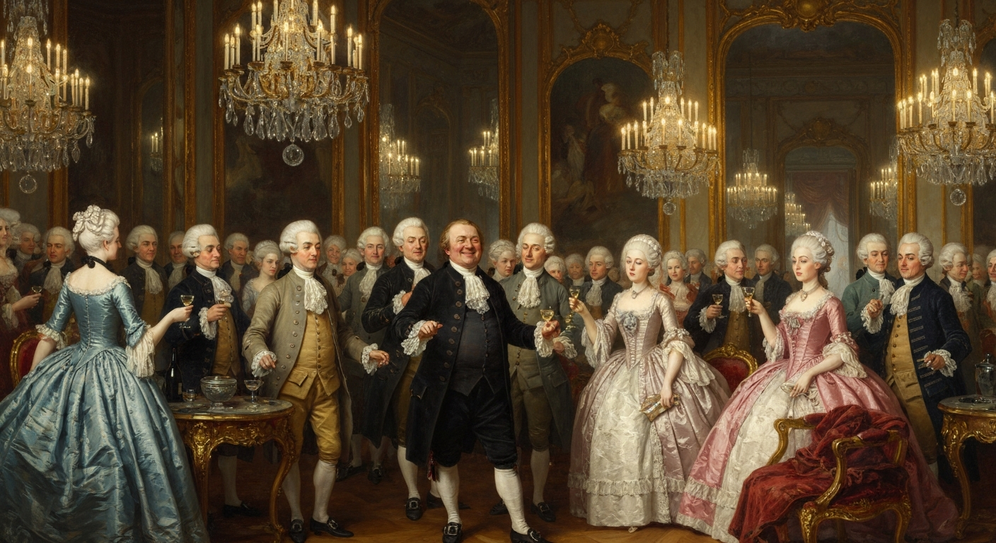 ## 파리의 귀족들이 스코틀랜드 뚱보를 놓고 서로 싸웠다