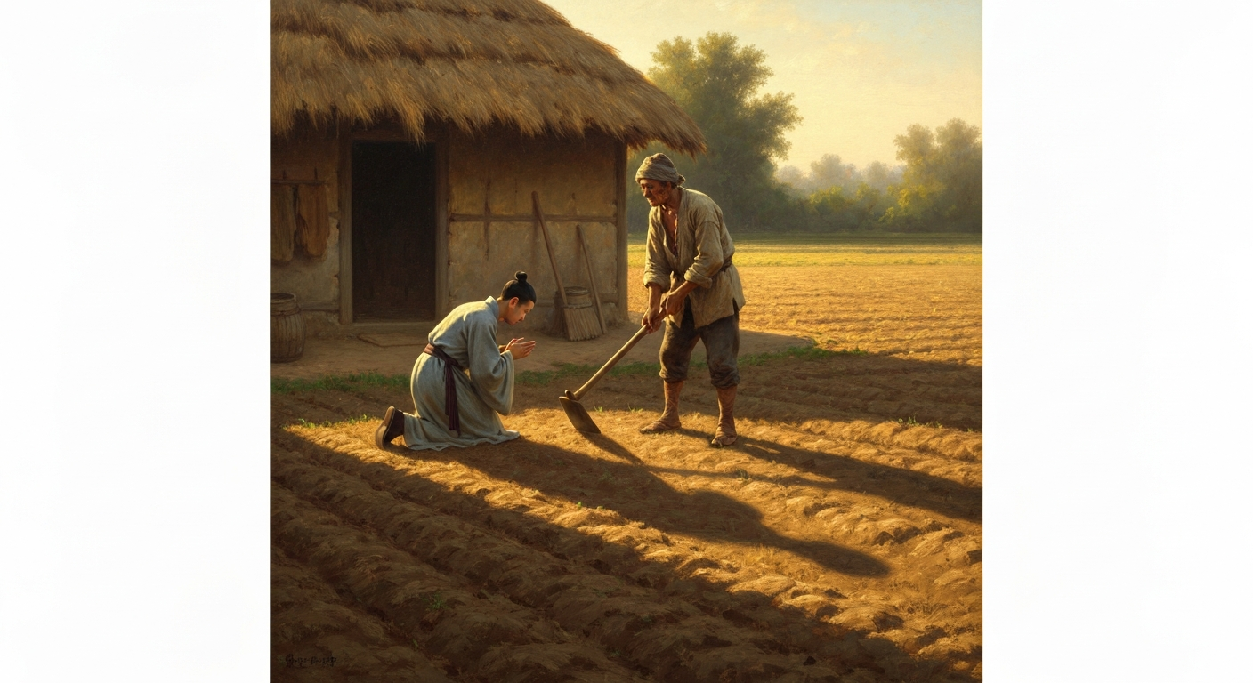 유학자가 스승을 버리고 달려간 농부가 있었다