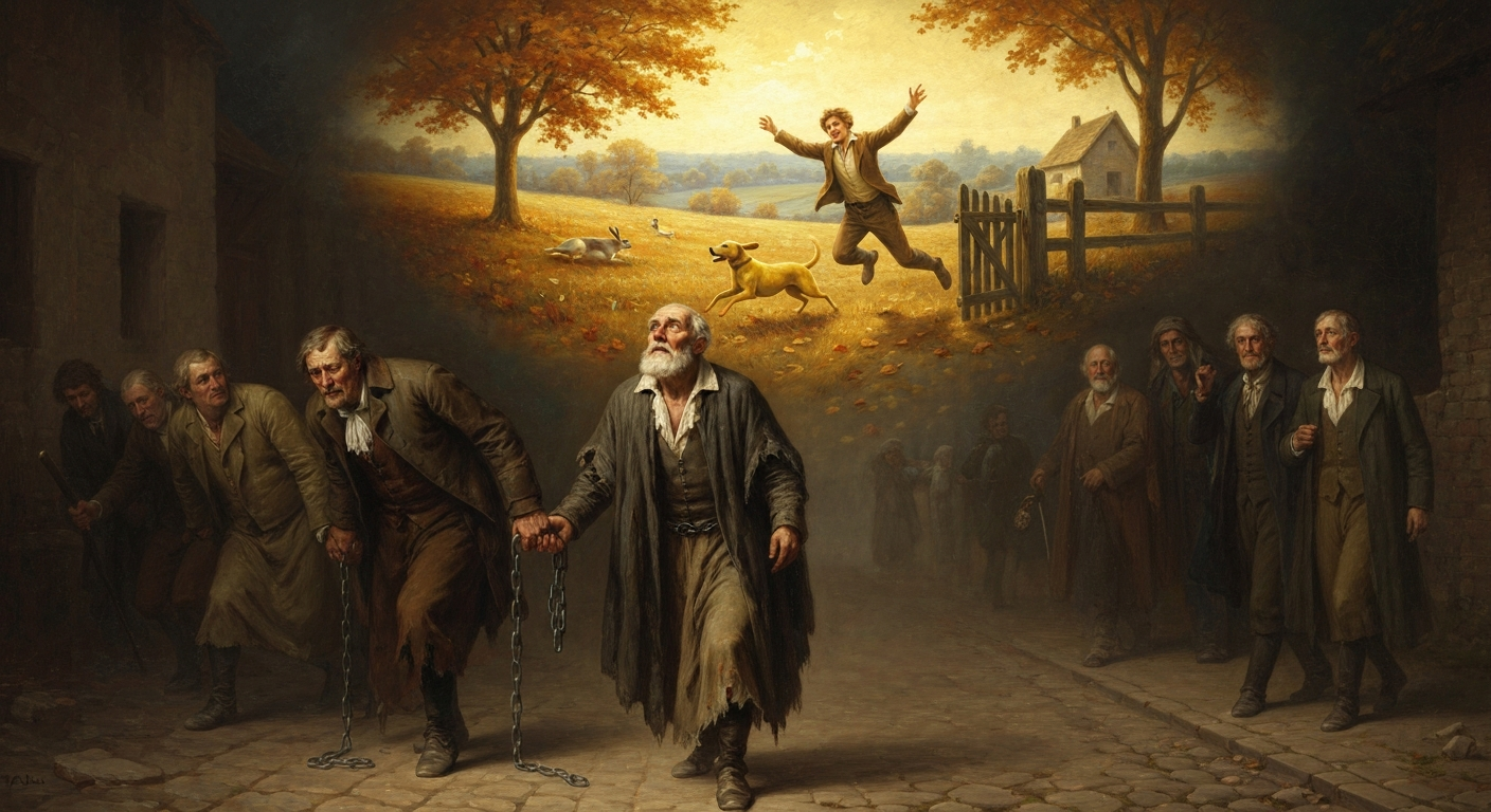 마지막 순간 그가 떠올린 것은 권력이 아니라 누런 개와 토끼 사냥이었다