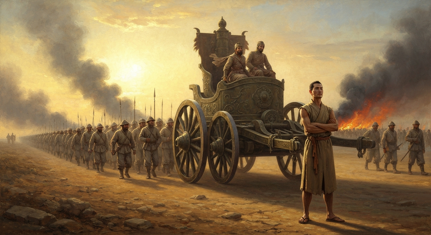 그가 뽑지 않겠다고 한 '털 한 올'은 사실 전쟁터로 끌려가는 백성의 목숨이었다