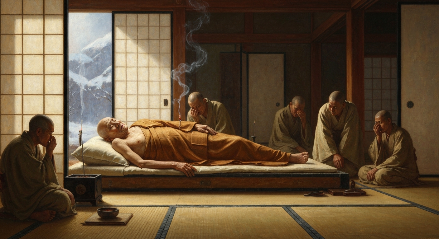 해배 한 달 만에 80세 노승은 눈을 감았다