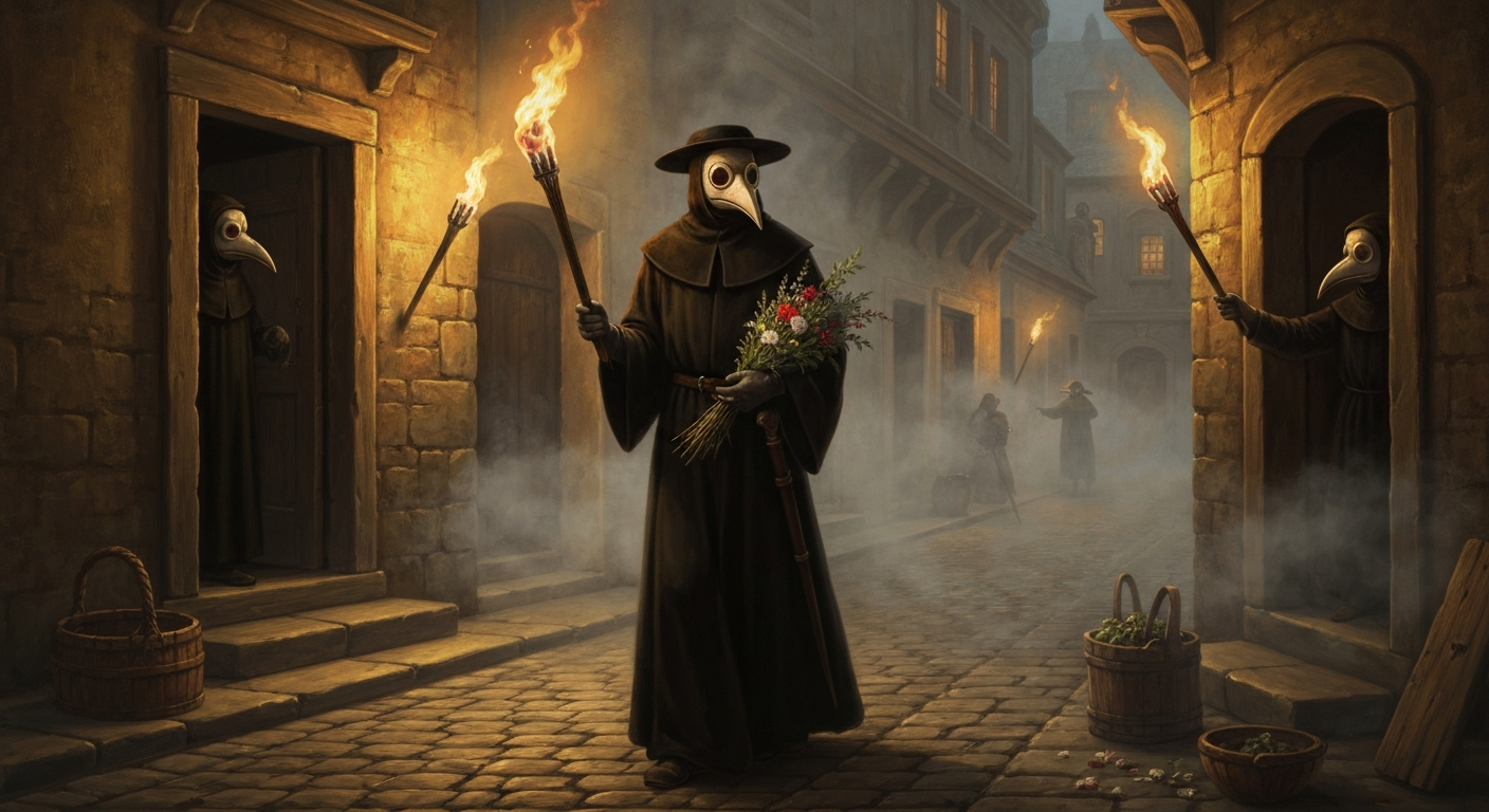 1347년 유럽인들이 전염병을 막으려 손에 쥔 것은 꽃이었다