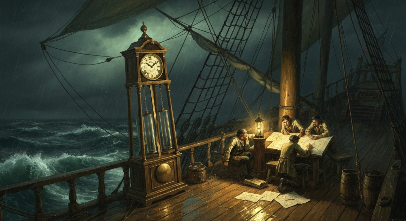 진자시계가 망망대해에서 쓸모없어진 날