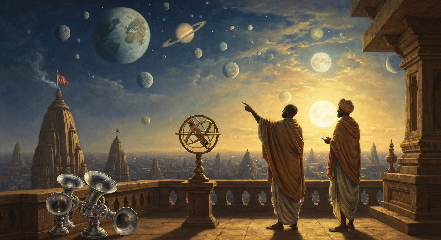 뉴턴이 태어나기 500년 전, 그는 행성의 순간 속도를 계산했다