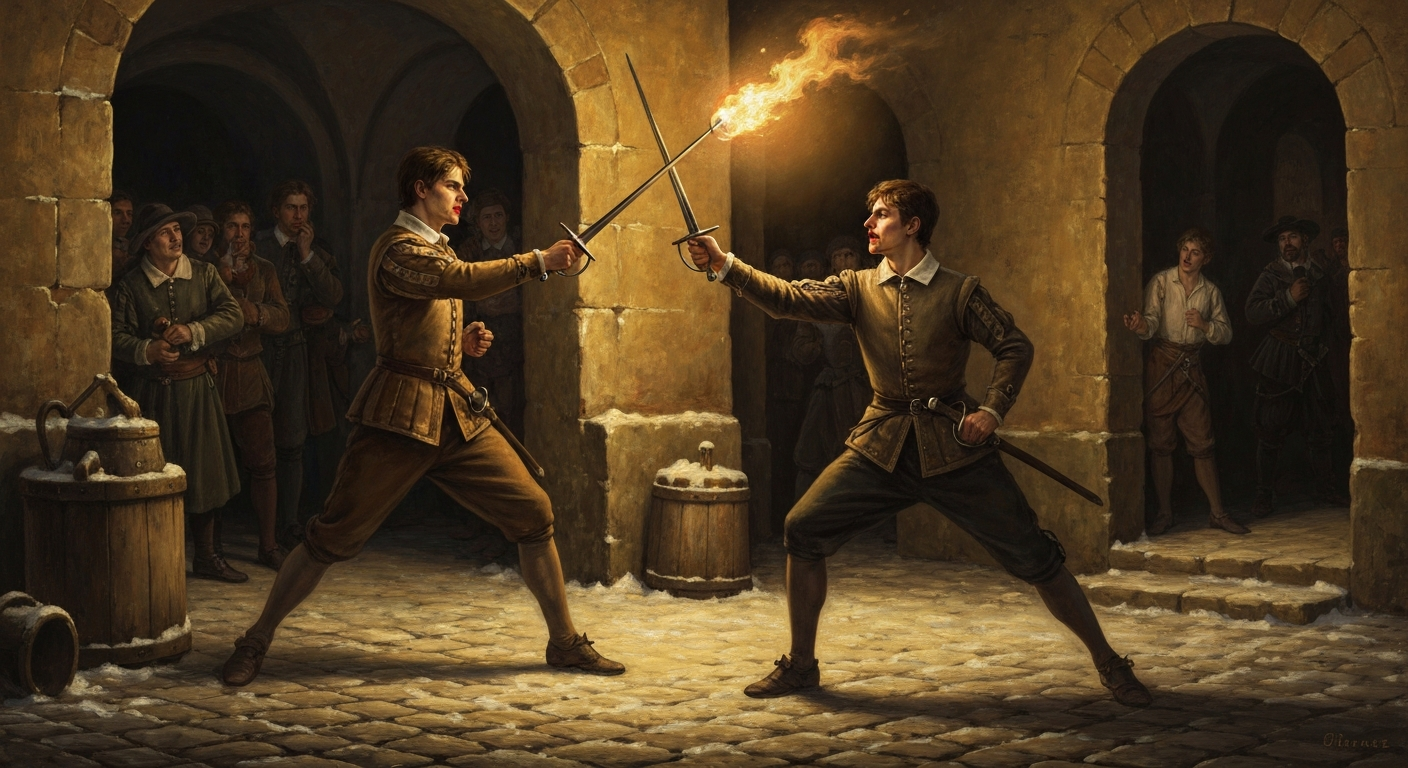 수학 논쟁에서 코를 잃은 21살 귀족