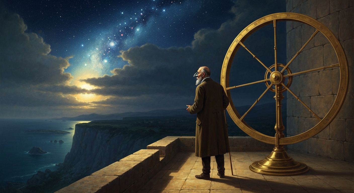 망원경이 발명되기 8년 전에 맨눈의 왕이 죽었다