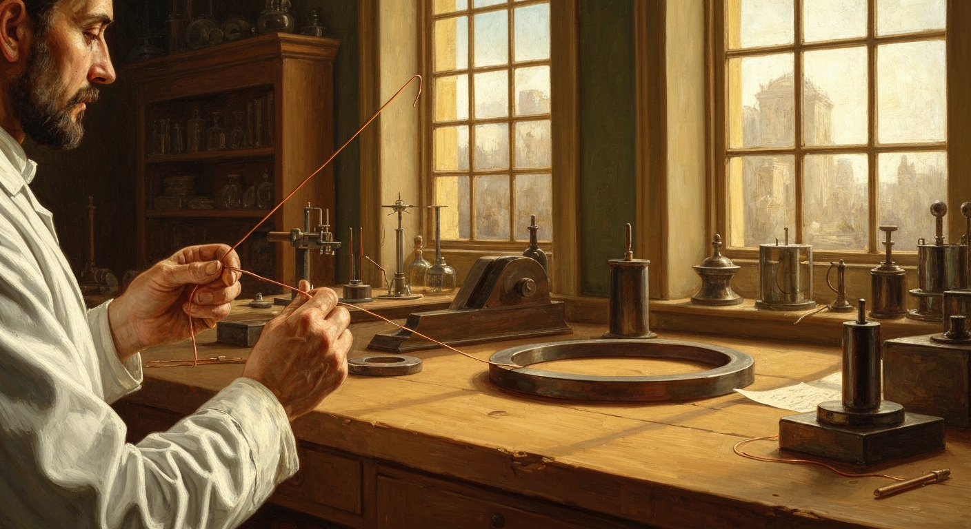 1831년 8월 29일, 쇠고리에 전선을 두 번 감은 순간 현대 문명이 시작됐다