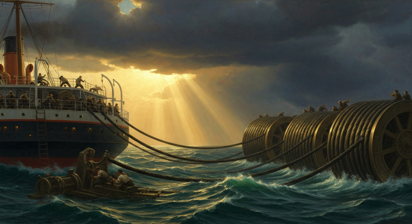 대서양 해저에 깔린 전선이 그를 귀족으로 만들었다