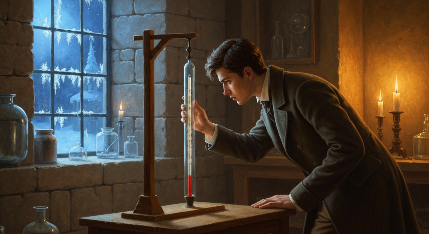 스물두 살이 온도계의 바닥을 발견했다