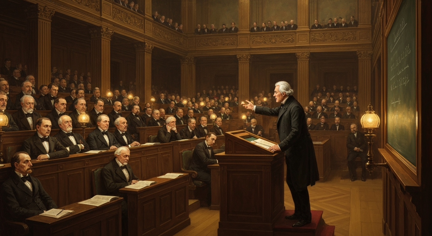 빈 대학 강당에서 에른스트 마흐가 일어나 말했다 원자는 본 적 없습니다