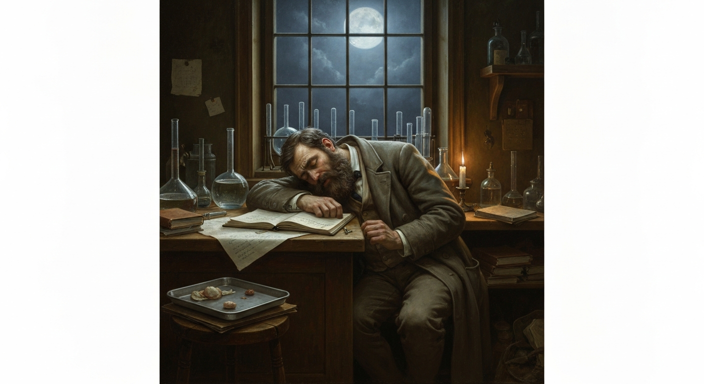 7주간 실험실에서 나오지 않은 남자