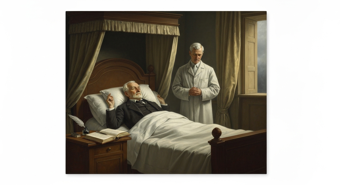 그는 죽기 전 '내 눈을 해부하라'고 유언했다