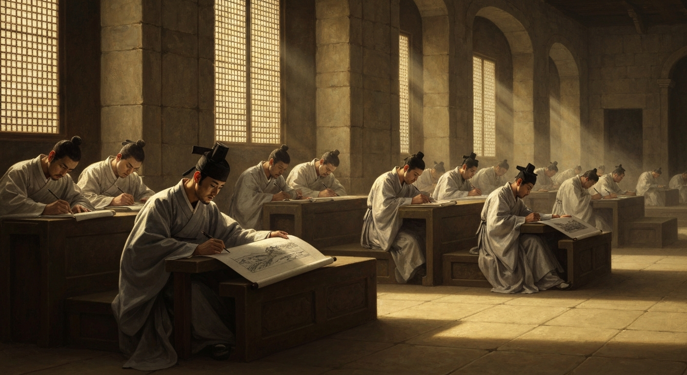 시험지에 그림을 그린 서른네 살