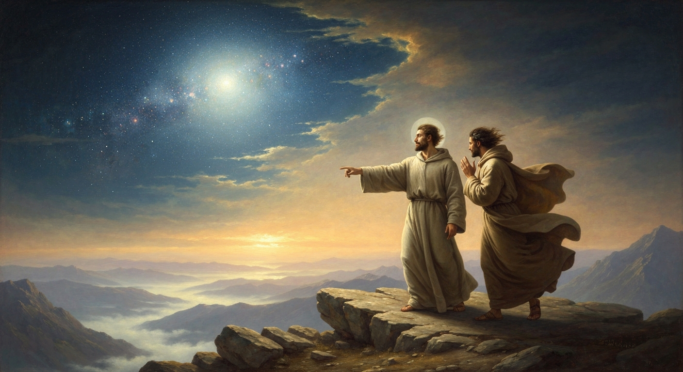 의산문답 한 줄, 하늘에 중심은 없다