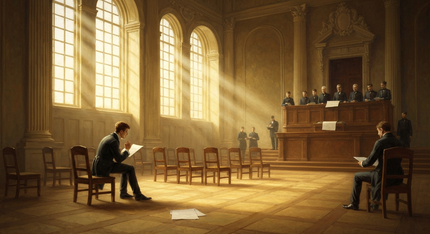 에르미트는 에콜 폴리테크닉 입학시험을 여러 번 통과하지 못했다