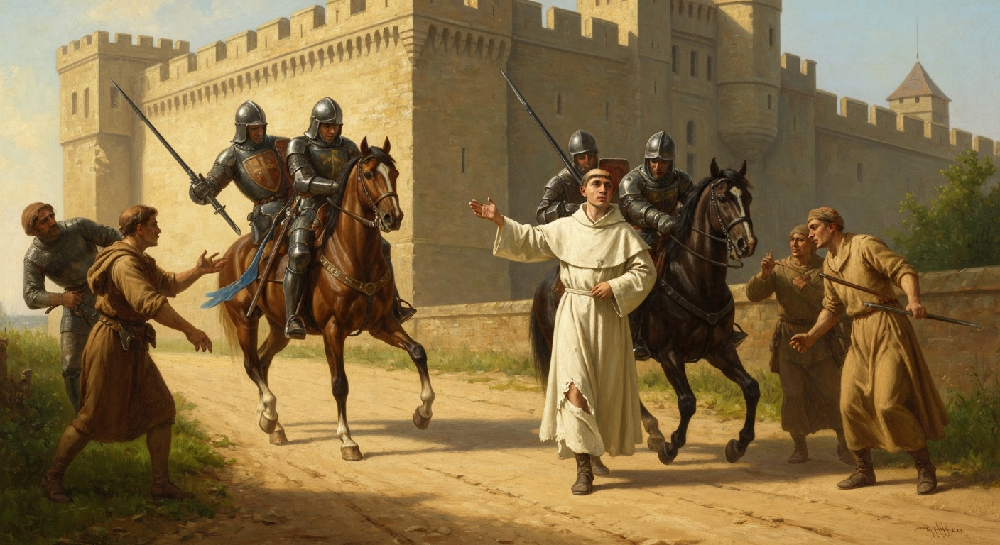 1244년 아퀴나스 가족이 아들의 수도회 입회를 막으려 납치를 택했다