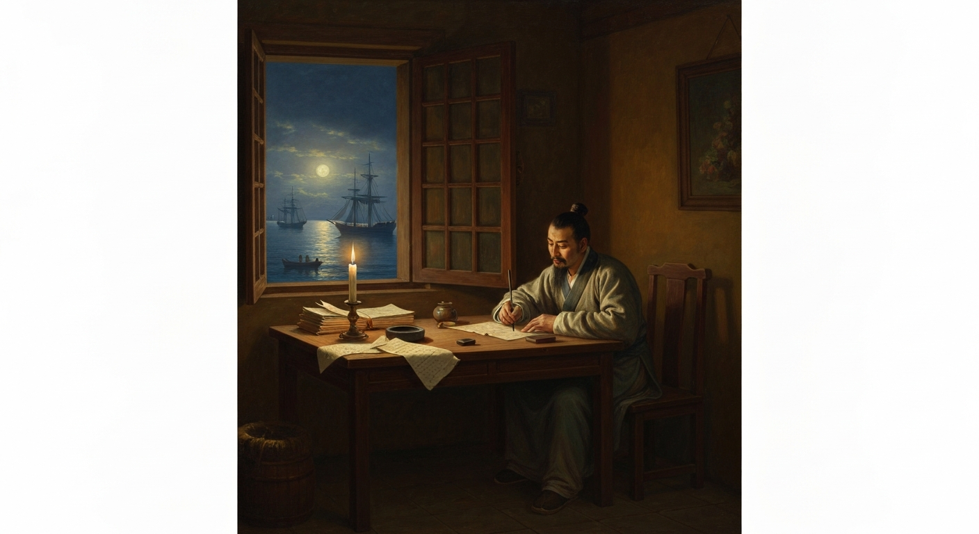 망명 중 캉유웨이는 국경·계급·가족을 없애는 대동서를 집필했다