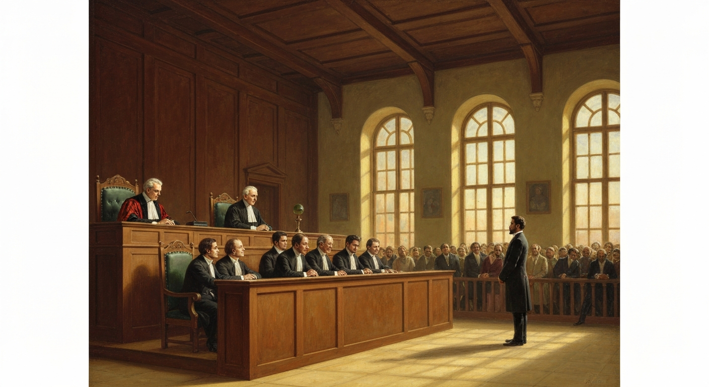 1908년 재판에서 배심원 6명이 틸라크 편을 들었지만 판사가 유죄를 선고했다