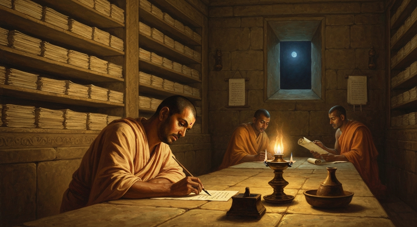 바수반두는 자신이 믿지 않는 학파를 위해 교과서를 집필했다