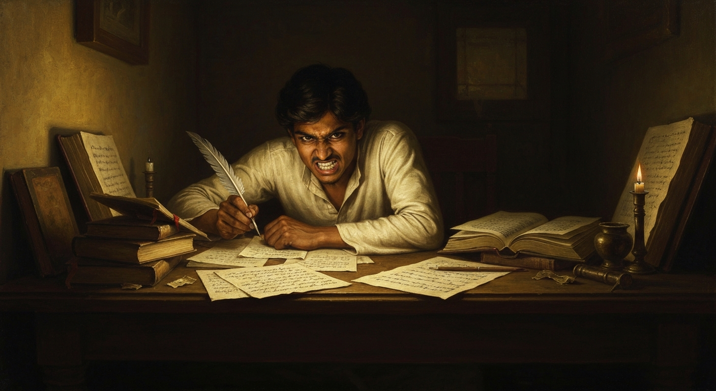 20세 라다크리슈난이 석사 논문으로 자기 교수를 정면 반박했다