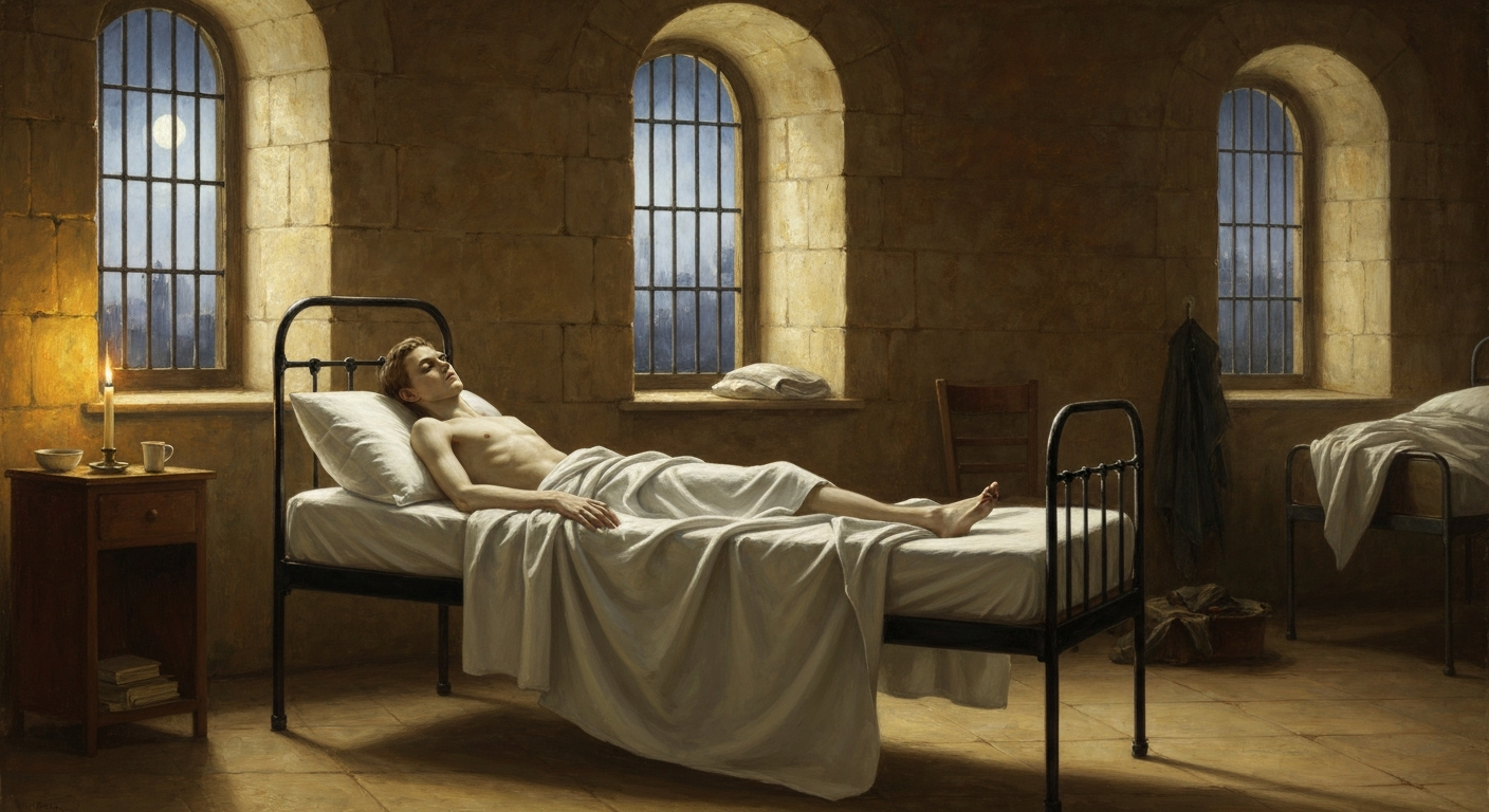 22세 푸코가 정신병원 침대에 누워 있었다