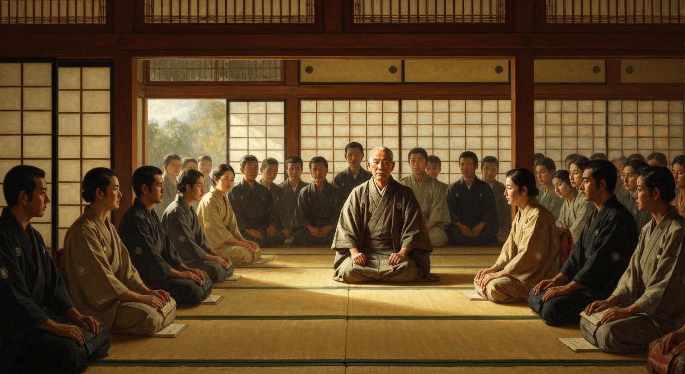 관직도 없는 교토 상인의 아들에게 3,000명의 제자가 찾아왔다