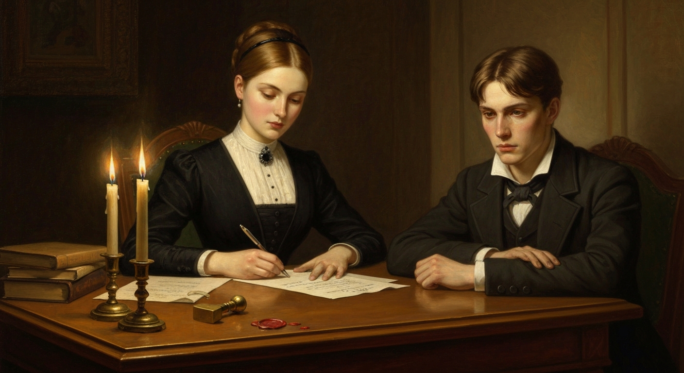 소피아는 유럽 유학을 위해 블라디미르 코발레프스키와 위장 결혼했다