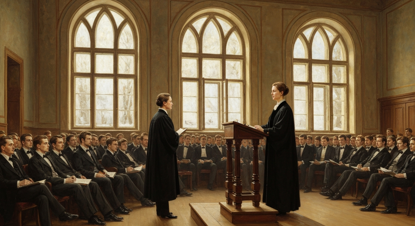 러시아가 여성 교수직을 거부하자 스웨덴이 소피아를 불렀다