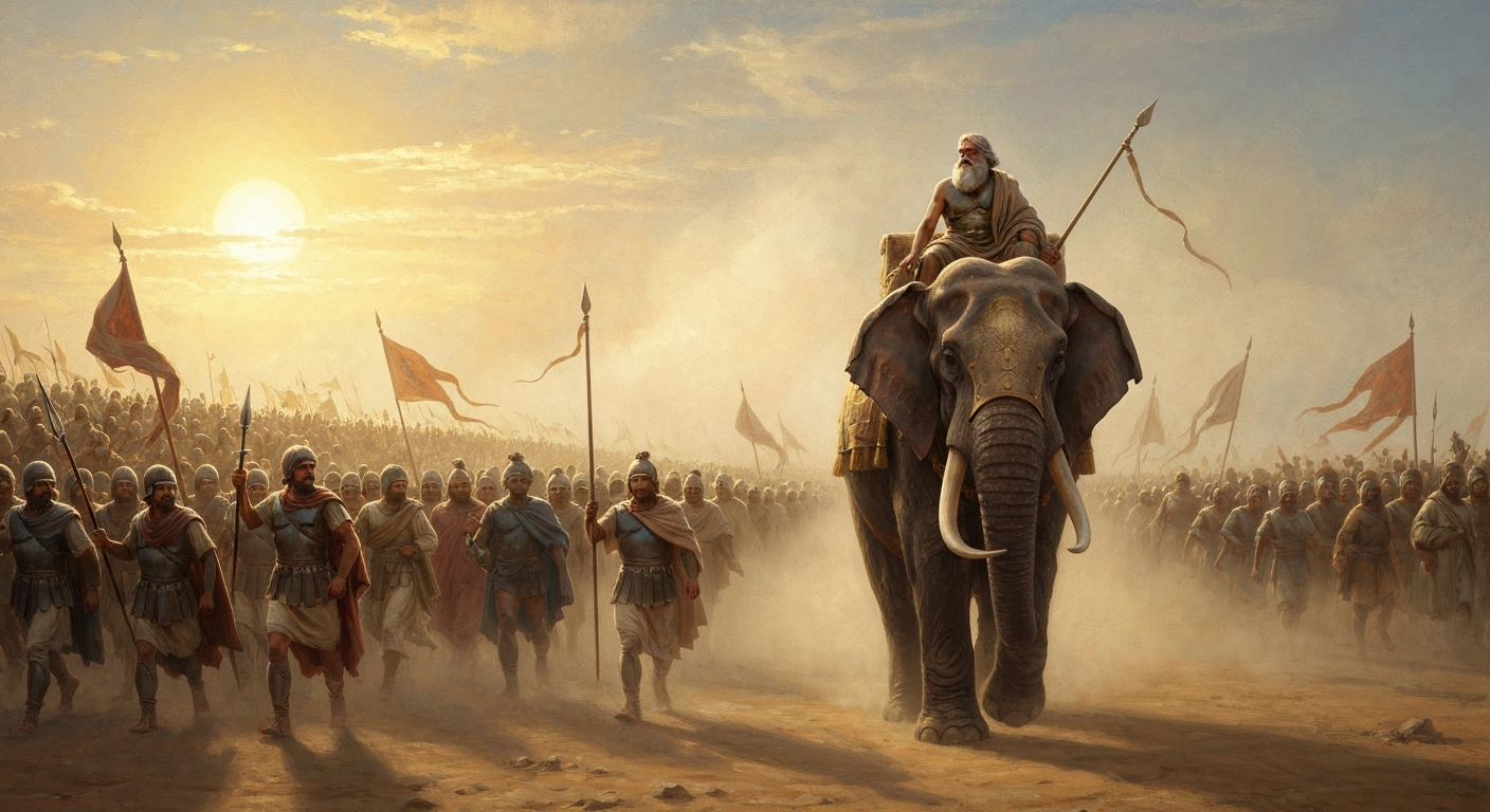 기원전 330년 피론이 알렉산드로스 원정대와 함께 인도까지 갔다