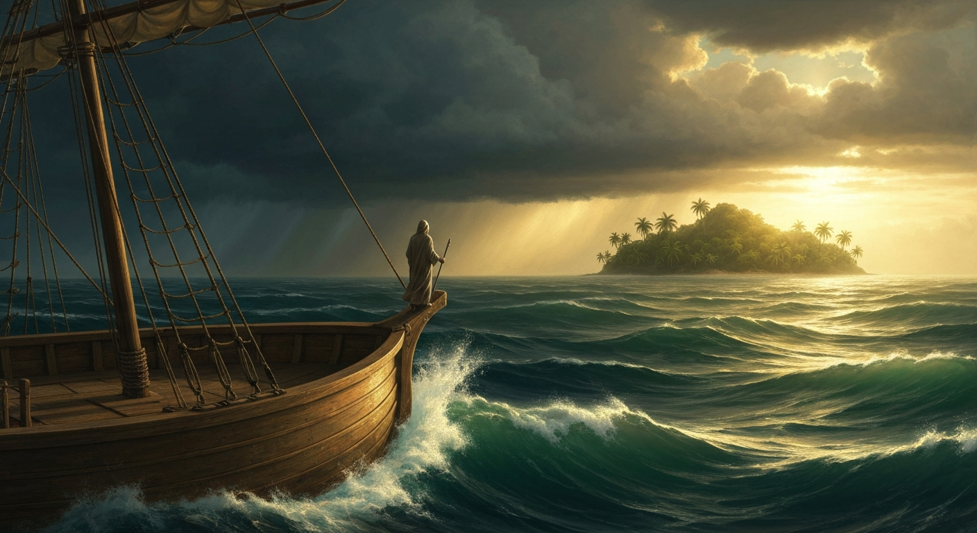 사라진 성전을 찾아 바다를 건넌 번역가의 위태로운 망명