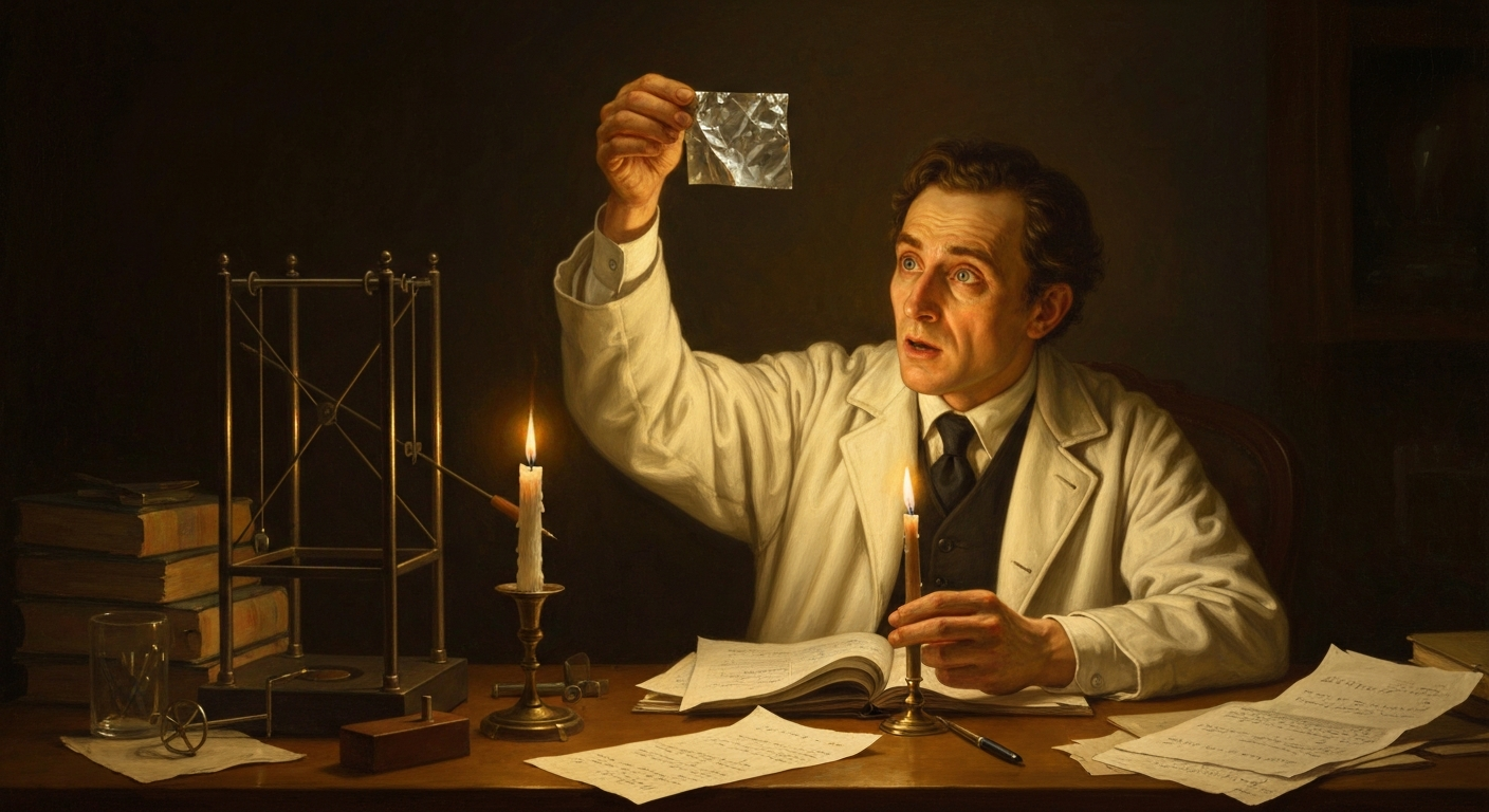 무오류의 교황이라 불리던 천재가 알루미늄 호일 한 장 때문에 인류의 운명을 놓쳤다