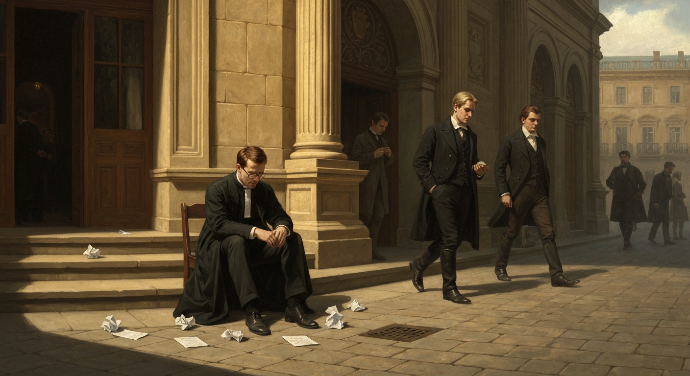 생물학 교사가 되고 싶었던 남자는 시험에서 두 번이나 떨어졌다