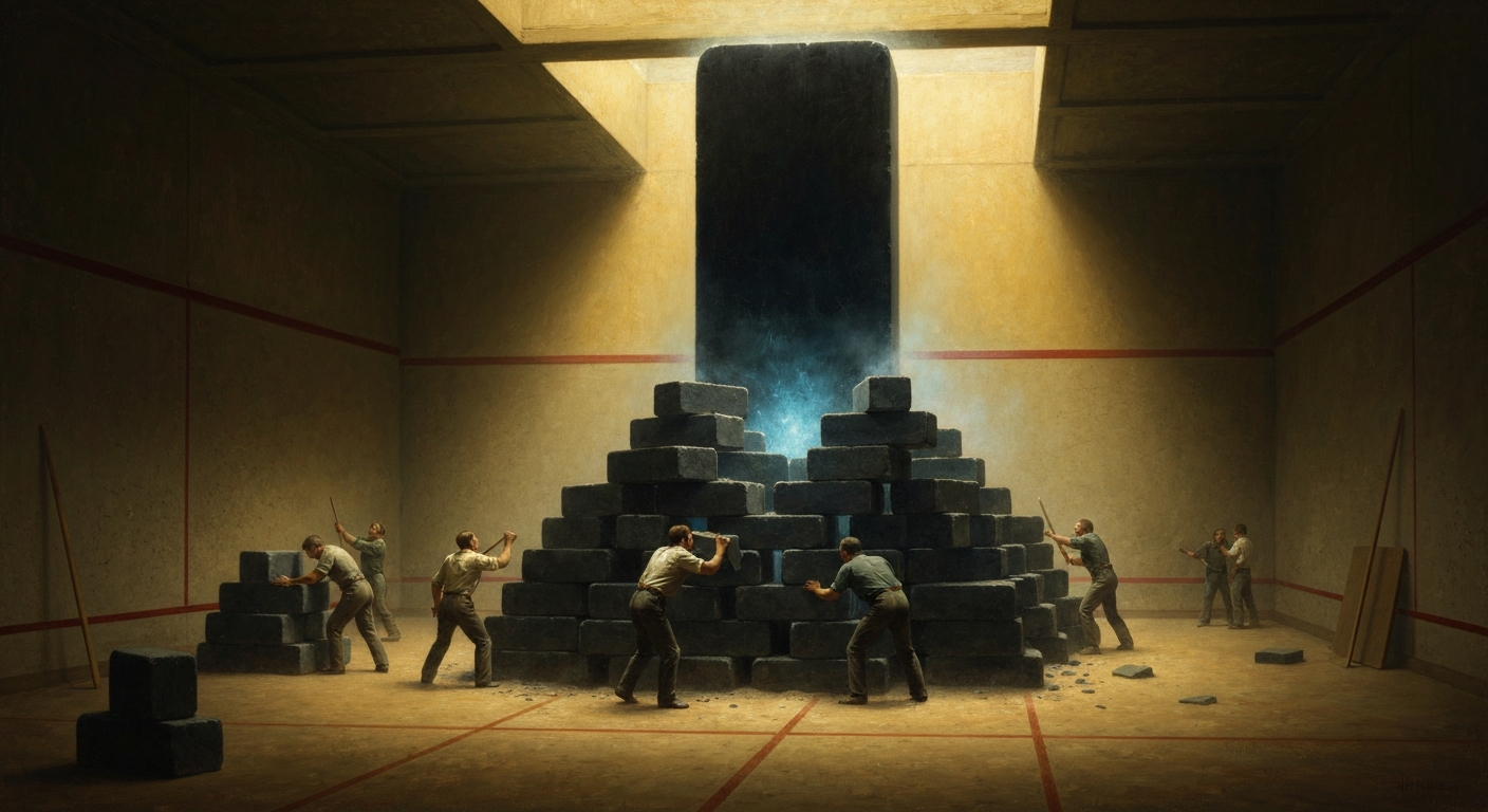 도심 한복판 스쿼시 경기장에서 인류 역사상 가장 위험한 불꽃이 타올랐다