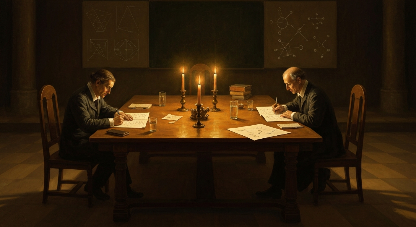 담장 하나를 사이에 두고 서로 다른 꿈을 꾸던 두 천재의 고립된 세계