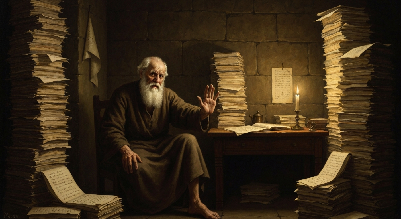 수만 페이지의 진실을 기록하고도 단 한 글자도 세상에 내놓지 말라는 마지막 거절을 남겼다