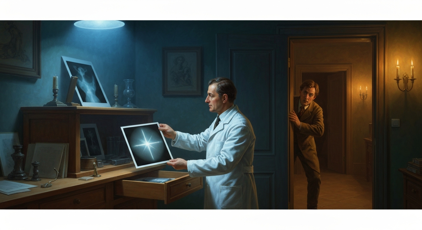 서랍 속에 숨겨진 사진 한 장이 동료의 허락 없이 경쟁자의 손에 넘어갔다