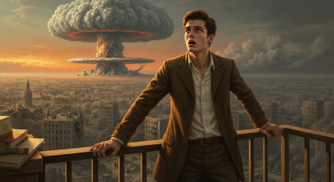 히로시마의 불꽃을 보며 그는 죽음 대신 생명을 연구하기로 결심했다